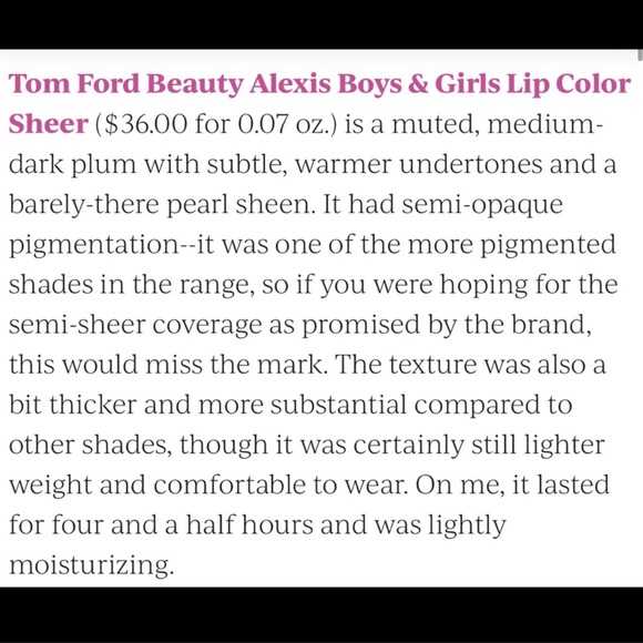 NWT TOM FORD LIPSTICK ALEXIS - Picture 3 of 3